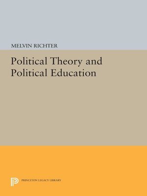 cover image of Political Theory and Political Education